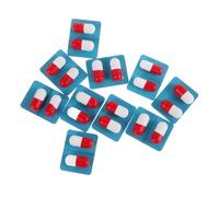 Yardwe 10pezzi Mini Giocattoli Dottore Gioco Medicina Simulazione Giocattoli Giocare Capsule Set Ragazzo Medicina Props Farmaci Finti Per Gioco Ruolo Dottore