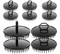 Yardwe 10pezzi Spazzola per Doccia Manuale da Pz Pettine per Massaggio del Capelluto Forniture per Bagno Esfoliante per Capelli Massaggiatore per Capelluto Scrub per Capelli