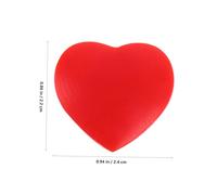 Yardwe 12 Ammortizzatori Tennis Cuore in Silicone Rosso Assorbitori Urti Corde Racchetta Facili Installare per Giocatori Professionisti e Amatoriali
