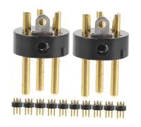 Yardwe 12 Pezzi Adattatore Per Accessori Xlr Strumento Musicale A Cricchetto Microfono Maschio Adattatori Audio Professionali Connettore Xlr A Tre Fili Spina Connettori Per