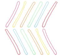 Yardwe 12 Pezzi Collana Neon Retrò in Plastico, per Festa e Scena | Stile Anni Settanta e Ottanta, Accessorio Versatile e Resistente, per Carnevale, Festa in Maschera