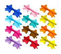 Yardwe 12 Pezzi Occhiali da Sole a Stella a Cinque Punte senza Montatura | PC Leggero, Stile Creativo e Chic, Uso Quotidiano e Party, Forma Stellata per Look Originale Colore Casuale
