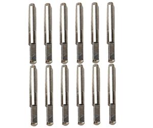 Yardwe 12 Pezzi Perni per Corda Dell'arpa in Metallo, Accessori di Ricambio per Lira Professionale Fissaggio Stabile, Facile Installazione per Strumenti a Corda come Arpa e Violino