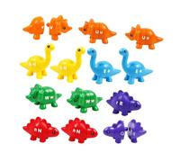 Yardwe 13pezzi Giocattolo Abbinamento Forme e Colori Per Ragazzo Ragazza Ragazza Puzzle Educativo Dinosauro in Resistente Stimola Creatività e Memoria Ragazzo in Età Prescolare