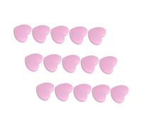 Yardwe 15 Pezzi di Smorzatori di Vibrazioni in Silicone per Racchetta da Tennis Smorzatori di Vibrazioni in Silicone per Racchetta da Tennis A Forma di Cuore