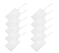Yardwe 15 pezzi Etichette Trasparenti per Valigia in PVC Resistente Porta Badge Verticale per Viaggio e Ufficio Custodia per Carte Identificative con Loop Protezione Leggera e Durevole