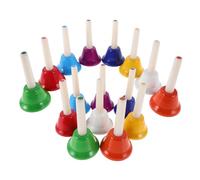 Yardwe 16 Campanelli A Mano: 8 Note, Colorati, Giocattoli Musicali Educativi Per Bambini, Strumento Musicale Per Bambini, Compleanno Per Bambini.