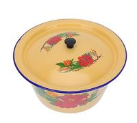 Yardwe 1pezzi Ciotola Smaltata Vintage in Smalto Di Ciotola Smaltata Per Mescolare Con Design Semplice Resistente e Duraturo Facile Da Pulire e Utilizzare Adatto Per Casa Ristoranti e Hot