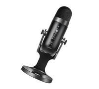 Yardwe 1pezzi Microfono Usb Per Conferenze Con Supporto Microfono Versatile Per Incontri Streaming e Lezioni Online Compatibile Con Laptop e Colore Nero
