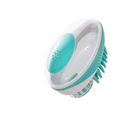 Yardwe 1pezzi Spazzola Massaggiante Per Animali Domestici Pettine Per Lavaggio e Massaggio Per Cani e Gatti Di Taglia Media e Piccola Design Ergonomico Con Apertura Per Shampoo Verde