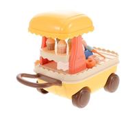 Yardwe 1Set Carretto Dei Gelati per Facile da Montare Stimola Creatività e Cooperativo Costruzione e Design per Giochi