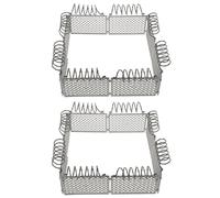 Yardwe 2 Impostati Mini Recinzione in Plastica per Scene di Guerra Accessori Micro Paesaggio Facili da Montare Recinto Sicuro per Casa delle Bambole e Decorazioni Militari