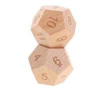 Yardwe 2 Legno Poliedrici per Giochi Educativi Sviluppo Cognitivo e Interazione Genitore per Apprendimento e