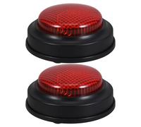 Yardwe 2 pezzi di buzzer per giochi: buzzer per giochi a quiz - pulsanti sonori per feste per eventi di inaugurazione della casa in ampanello interattivo per intrattenimento per famiglie a