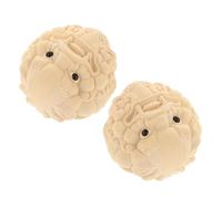 Yardwe 2 Pezzi Di Massaggio Alle Esercizi Pratici Per Le Realizzati in Legno Squisiti Palloni Decorativi Intagliati Per Anziani