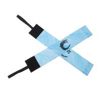 Yardwe 2 Pezzi Fascia Elastica da Capitano Regolabile per Calcio Blu in Poliestere, per Allenamenti e Partite, Adatta a Giovani e Adulti Chiara Identificazione del Ruolo