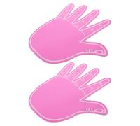 Yardwe 2 Pezzi Mani Giganti in Schiuma Eva Rosa per Cheerleading e Feste, Facili da Trasportare e Perfette Come Decorazioni e Forniture Lo Spirito di Squadra