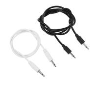 Yardwe 2 Pezzi Patch Mono Professionali per Sintetizzatori Bianco Nero per Sincronizzazione Clock e Trasmissione Audio Stabile Durante Performance e Registrazioni