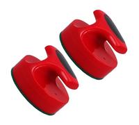 Yardwe 2 Pezzi Pusher per Hockey ad Aria con Base in Tessuto per Tavoli da Gioco Manici Resistenti per Controllo Preciso del Disco e Gioco Veloce