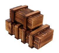 Yardwe 2 Pezzi Puzzle Legno per Segrete per Giochi Intelligenti per Iq e Regali Compleanno per Ragazzi e Ragazze