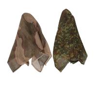Yardwe 2 Pezzi Sciarpa Mimetica a Rete in Cotone, Sottile | Velo a Rete Trasparente, Protezione Uv, per Campeggio e Tiro, Accessorio per Donne