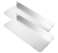 Yardwe 2 Pezzi Scudo Antigoccia per Lavello Cucina in Acciaio Inox Argento