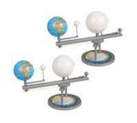 Yardwe 2 Pezzi Strumento eclisse eclisse solare di planetario per Kit Kit di Sun Earth Kit didattico sul solare Sun Moon Teaching plastica