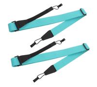 Yardwe 2 Pezzi Tracolla per Ukulele con Gancio, Installazione Facile, Blu | Metodo a Gancio Sul Foro Sonoro, Tessuto Intrecciato con Imbottitura, per Concerto e Tenore