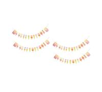Yardwe 2 Set Fiori Del Carrello Del Ghiacciolo Decorazione Muro Wall Decor Sospeso Stella Filante Matrimonio Decorazioni Happy Birthday Decorazioni Ghirlanda Di Festa Luau 2 Pezzi * 2
