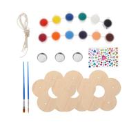 Yardwe 2 Set Kit Alimentazione Per Uccelli Legno Da Dipingere Diy Craft Per Attività Per Scuola E Stimola Creatività E Conoscenza Della 3 * 2