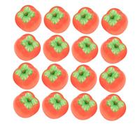 Yardwe 20 Pezzi Gioielli di cachi luminosi vetrina frutta prop di frutta simulato frutta simulata arredamento della frutta ornamenti di cachi frutto di simulazione resina Arancia