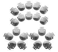 Yardwe 20 Pezzi Inossidabile Scaglie Argento Acciaio Medievale Armatura