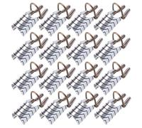 Yardwe 20Pezzi Cartine per Unghie Riutilizzabili in Alluminio per Estensione, Gel UV, Uso Home DIY e Saloni Professionali