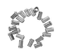 Yardwe 20pezzi Dadi Girevoli per Batteria da Pavimento Supporto per Piatti per Batteria Dado Rotante per Tirante per Tom Ricambio