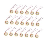 Yardwe 20pezzi Dischi Piezoelettrici Per Amplificatori Trigger Per Batteria Musicale Componenti Di Guarnizione Resistenti Alle Alte Temperature Stabili e Durevoli Adatti Per Pedali e Stru