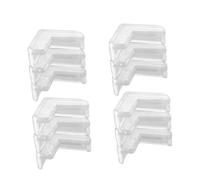 Yardwe 24 Pezzi Protezioni Angolari Trasparenti per Tavoli e Mobili Paraspigoli Morbidi Antiurto per Adesivi Resistenti Senza Protezione Sicura per Casa e Cameretta