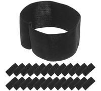 Yardwe 25 Pezzi Fascia da Braccio Nera Elastico per Lutto Funerale in Poliestere Multi-funzionale Resistente per Cerimonie di Commemorazione e Attività nei Cimiteri