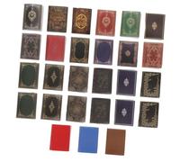 Yardwe 27 Pezzi Scale Blank Mini Books For Dollhouse Bedroom And Study Accessories Mini Book Decorations For Doll Toys