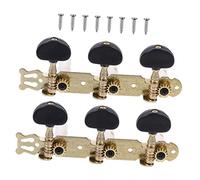 Yardwe 2pezzi Accordatore per Chitarra in Robusto Accordatore Trittico per Strumenti Corda per Chitarra Acustica ed Elettronica Nero