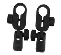 Yardwe 2pezzi Clip Per Asta Microfonica in Plastica Compatibile Supporti Microfono Palmare Design Leggero e Facile Installazione Per Uso Interno Ed Esterno