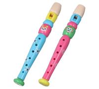 Yardwe 2pezzi Flauto Sei Giocattolo Strumento Musicale Educativo Per Ragazzo Dimensioni Compatte e Superficie Liscia Realizzato in Materiale Sicuro Per Prolungato Per Sviluppare Capacità