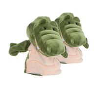 Yardwe 2pezzi Marionetta Da Mano Coccodrillo Giocattolo Peluche Morbido Imbottito Animale Marionette Per Ragazzo Educativo Burattini Per Interazione Genitore-figlio