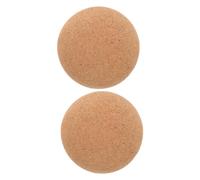 Yardwe 2pezzi Palline Massaggianti Sughero Ad Alta Densità Per Yoga e Fitness Pallina Per Massaggio Muscolare Rilassamento Profondo e Alleviamento Della Tensione Muscolare