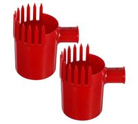 Yardwe 2pezzi Raccoglitore Di Frutta in Plastica Attrezzo Per Raccolta Dei Mirtilli Dispositivo Per Raccolta Di Piccoli Frutti Come Mirtilli e Bacche Paletta Per Raccogliere Le Bacche Di