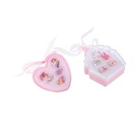 Yardwe 2sets Anello Da Dito Per Ragazze Gioielli Regolabili Set Anelli Per Bambine Decorazione Ad Anello Accessori Per Vestiti Giocattolo Educativo