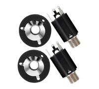 Yardwe 2sets Cavo Jack Chitarra Jack Chitarra Elettrica Spina Per Pin Terminale Accessorio Per in Forniture Per Adattatore Per Per Estremità Audio Resistente All Perdita Segnale Nessun