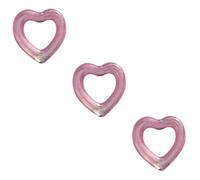 Yardwe 3 Anello Gonfiabile Cuore per Adulti Float Ring Design Elegante Facile da Gonfiare e Sgonfiare Resistente e Portatile per Piscine e Mare