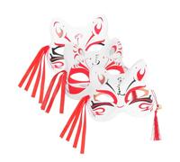 Yardwe 3 Maschera Cat Face per Cosplay e Feste Maschera Decorativa per Costumi Accessorio Chic per Eventi