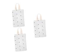 Yardwe 3 Pezzi Custodia Da Appendere Tust Di Asciugamani Di Carta Borsa Portatile Asciugamano Dispenser Riutilizzabile Boro Da Viaggio Pulire Portarotolo Decorativo Beige Cotone