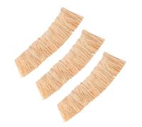 Yardwe 3 Pezzi di Finta Paglia per Tetti Decorazioni per Tetti in Piccolo Materiale Finta Paglia di Case delle Bambole Erba in Miniatura Erba in